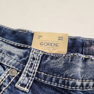 Men's Silver Jeans Gordie Short in Blue Denim Size 40 Loose Fit